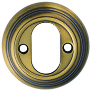 Oval Cylinder Escutcheons