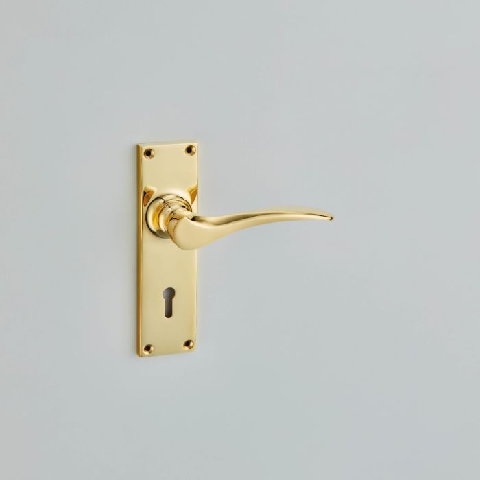 Croft Hardware Codsall Door Handle on Backplate - Pair