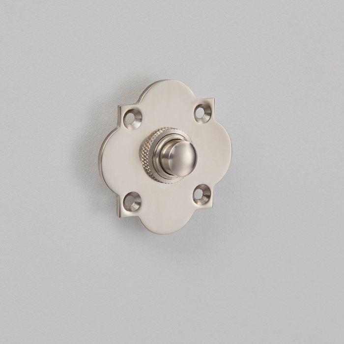 Croft Hardware Quatrefoil Bell Push
