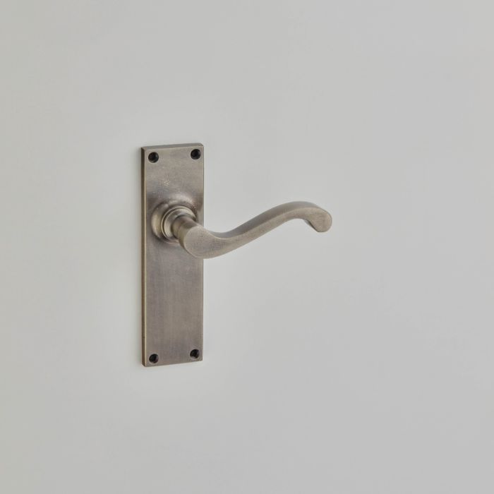 Croft Hardware Sheringham Door Handle on Backplate - Pair