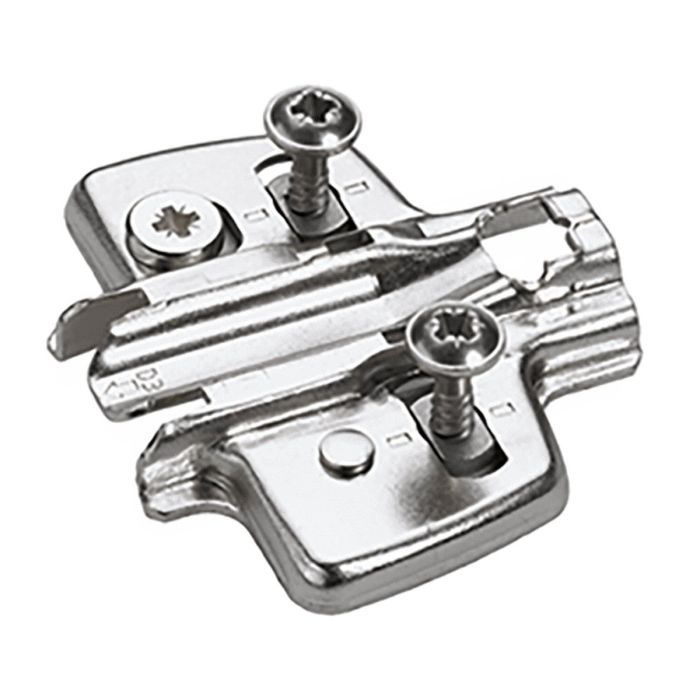Hettich 1.5mm Mount Plate with Chipboard Screws