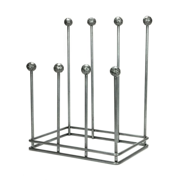 From The Anvil - Four Pair Boot Rack - Pewter Patina