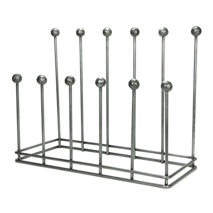From The Anvil - Six Pair Boot Rack - Pewter Patina