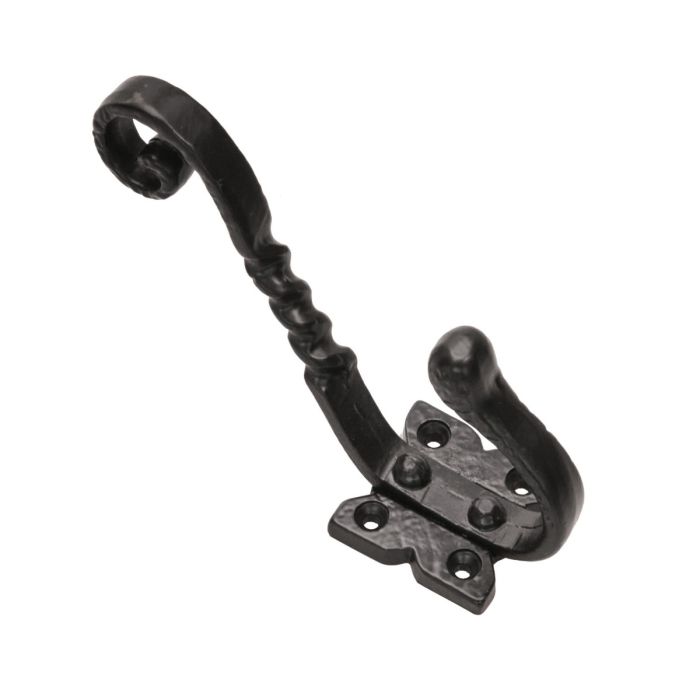 Eclipse Black Antique Pattern Hat & Coat Hook