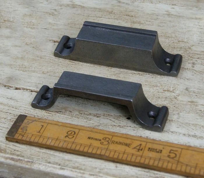 Cottingham Rim Lock Keep Patterned WIDECast Iron