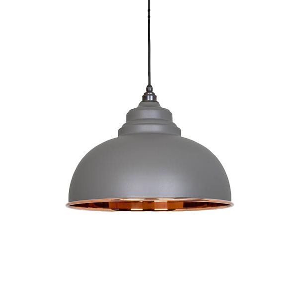 From The Anvil - Smooth Copper Harborne Pendant - Bluff