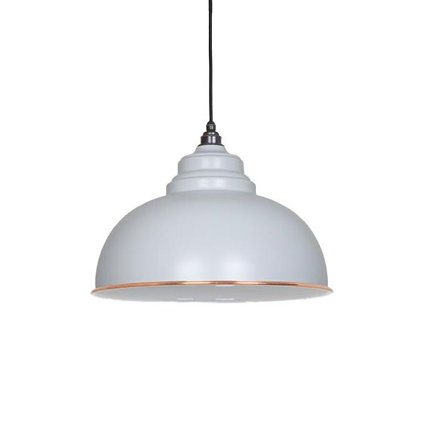 From The Anvil - White Gloss Harborne Pendant - Birch