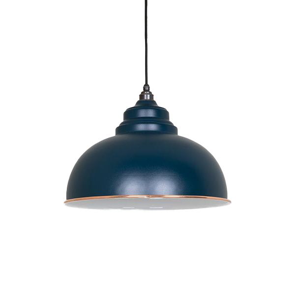 From The Anvil - White Gloss Harborne Pendant - Dusk
