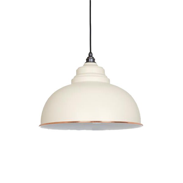 From The Anvil - White Gloss Harborne Pendant - Teasel