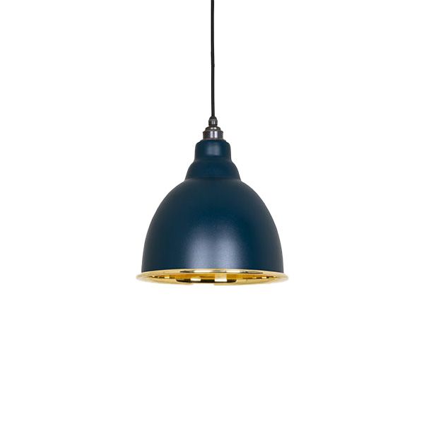 From The Anvil - Smooth Brass Brindley Pendant - Dusk