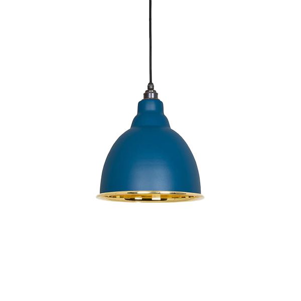 From The Anvil - Smooth Brass Brindley Pendant - Upstream
