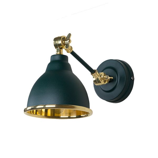 From The Anvil - Smooth Brass Brindley Wall Light - Dingle