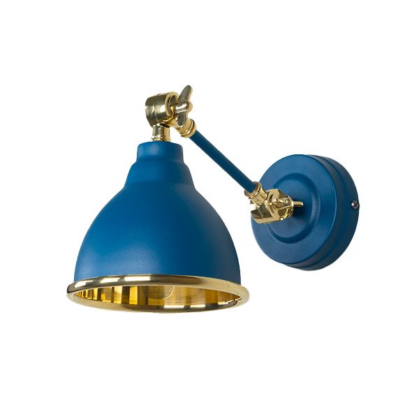 From The Anvil - Smooth Brass Brindley Wall Light - Upstream