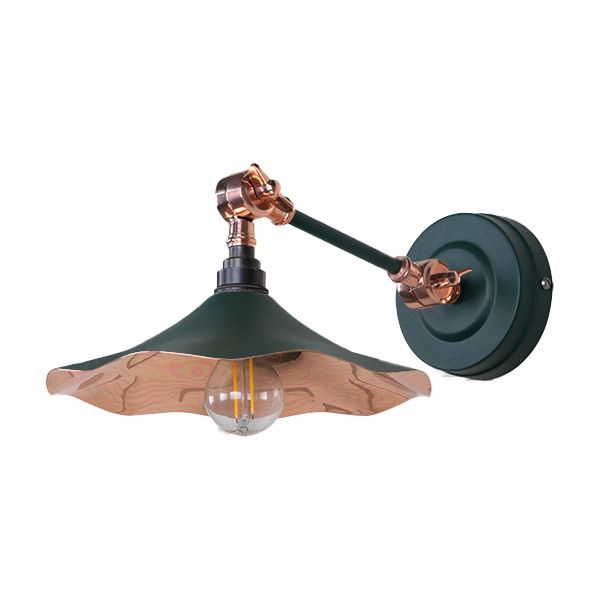From The Anvil - Smooth Copper Flora Wall Light - Dingle