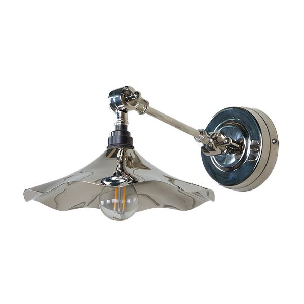 From The Anvil - Flora Wall Light - Smooth Nickel
