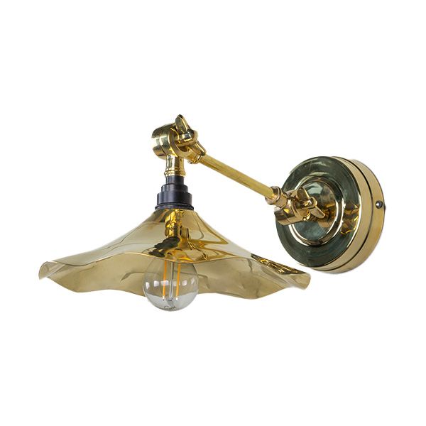 From The Anvil - Flora Wall Light - Smooth Brass