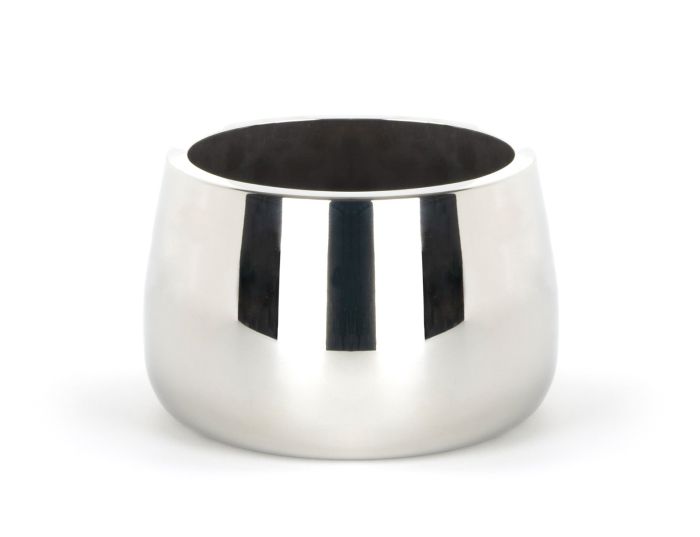 From The Anvil Polished Stainless Steel Hepworth Plant Pot