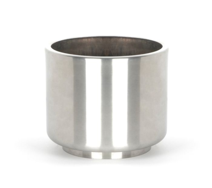 From The Anvil Satin Stainless Steel Newlyn Plant Pot