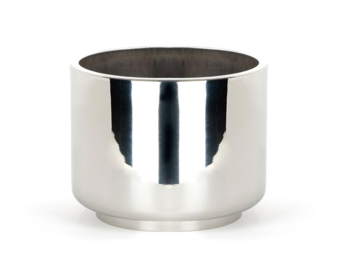 From The Anvil Polished Stainless Steel Newlyn Plant Pot