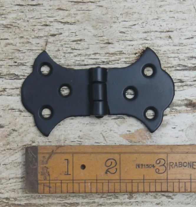 Cottingham - Butterfly Hinge Equal Steel - Satin Epoxy Black