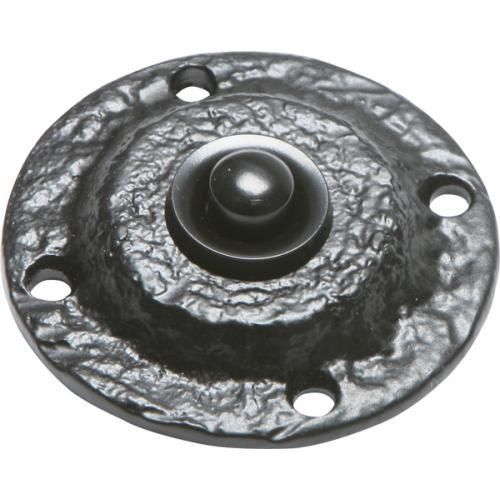 Kirkpatrick Bell Push - Black Antique - 57mm