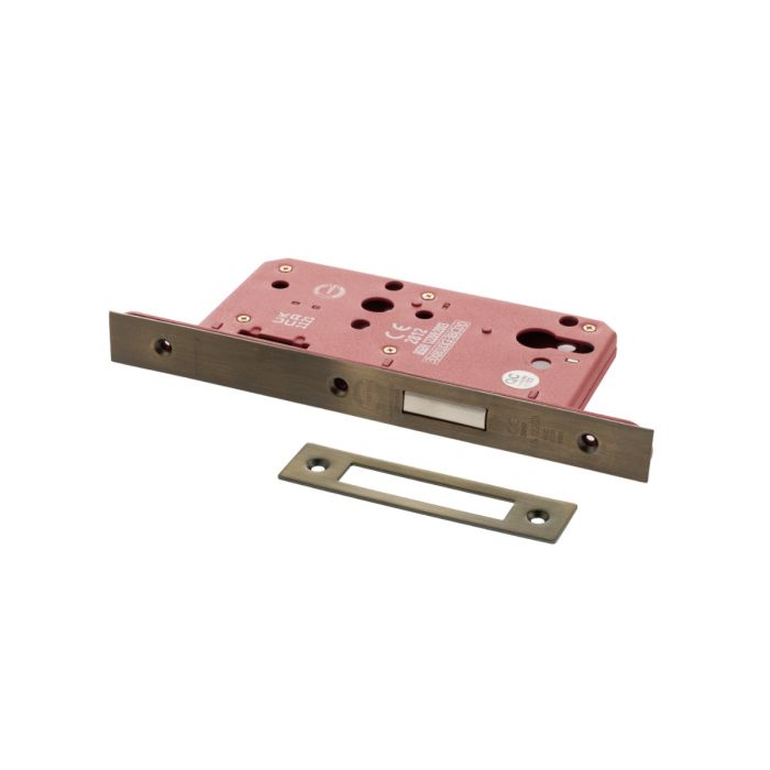 Atlantic Hardware DIN Euro Profile Deadlock Double Throw 60mm Backset