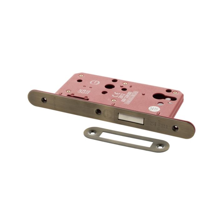 Atlantic Hardware DIN Radius Euro Profile Deadlock Double Throw 60mm Backset
