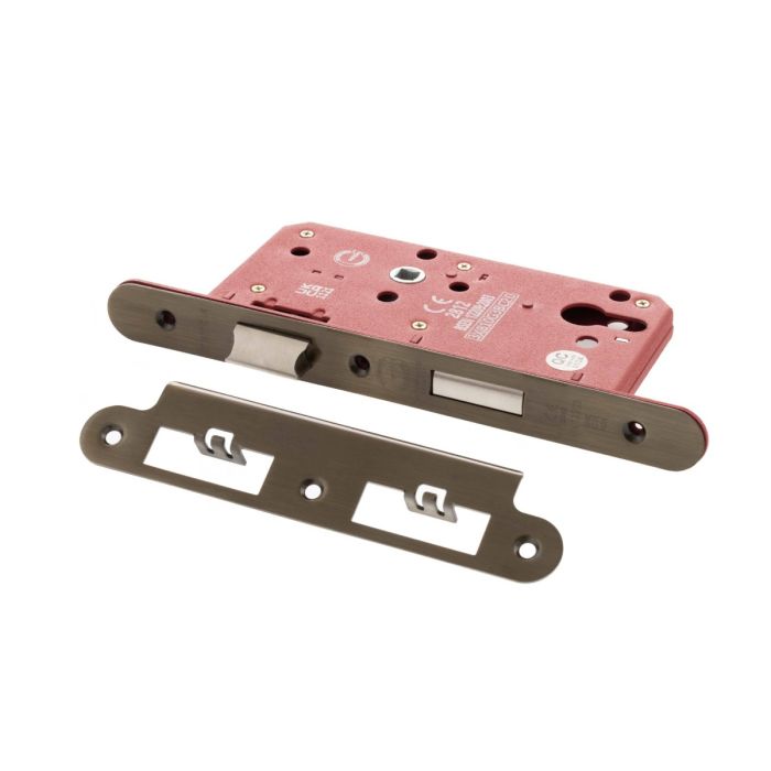 Atlantic Hardware DIN Radius Euro Profile Sashlock Double Throw 60mm Backset