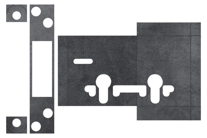 Atlantic Hardware Deadlock - Euro & 5LK Intumescent Lock Kit