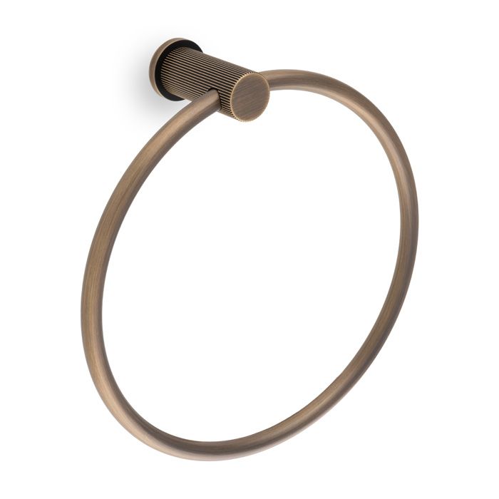 Alexander & Wilks Brunel Reeded Towel Ring