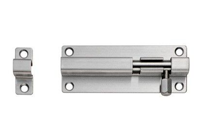 Eurospec Standard Straight Stainless Steel Barrel Bolt 