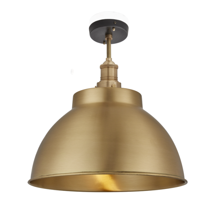 Industville 13 Inch Brooklyn Dome Flush Mount
