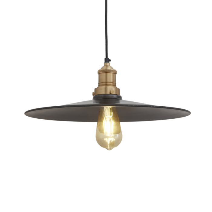 Industville 15 Inch Brooklyn Flat Pendant Light