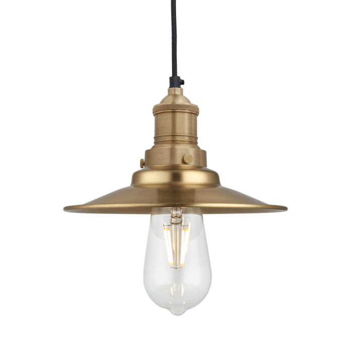 Industville 8 Inch Brooklyn Flat Pendant