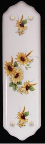 Chatsworth Sunflowers Porcelain Finger Plate