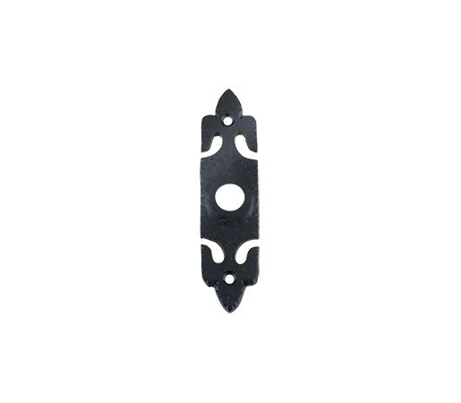 Foxcotes Foundries - Fleur De Lys Bell Push - Black Antique