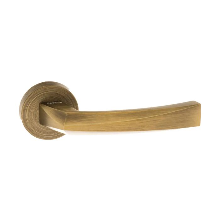 Atlantic Hardware Forme Crystal Door Handle on Rose - Pair