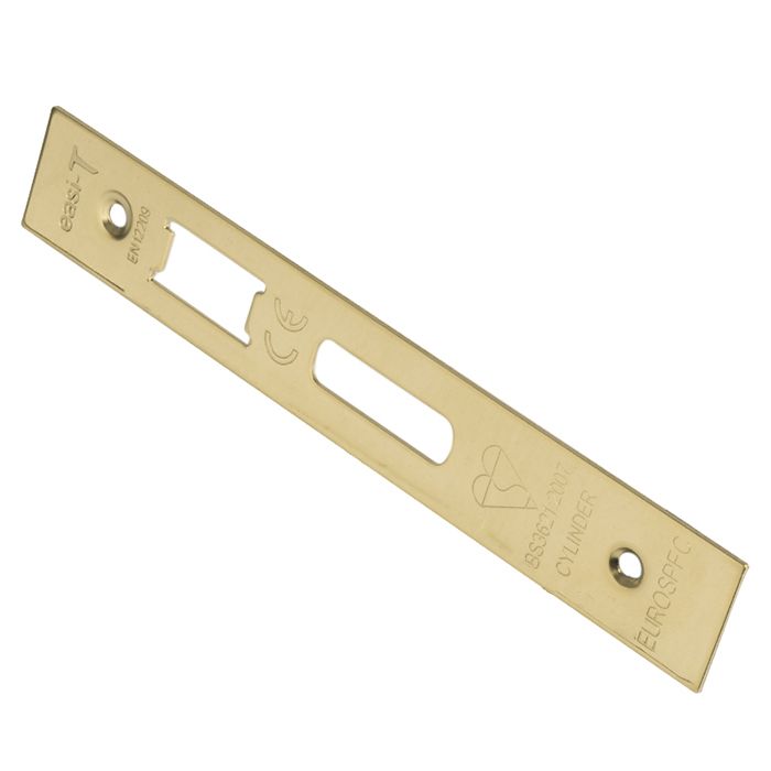 Eurospec Easi T Forend Strikes & Fixing Pack To Suit BS Cylinder Sashlock
