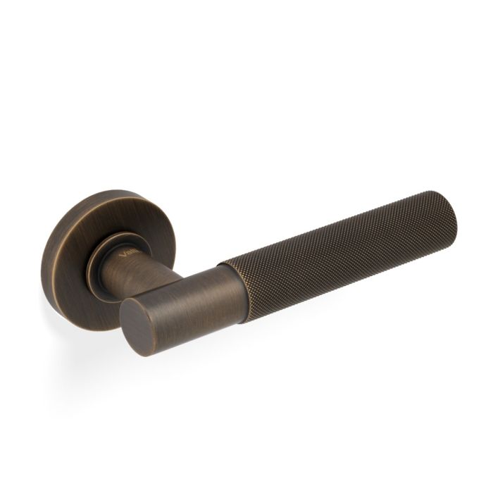 Valli Antonio Citterio Lever on Round Rosette (Zigrinato) - Pair