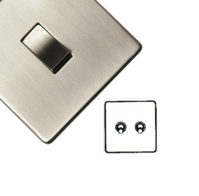 Heritage Elite Concealed Fix Studio Range 1-4 Gang 2 Way Dolly Switches - Y05.2400.sn