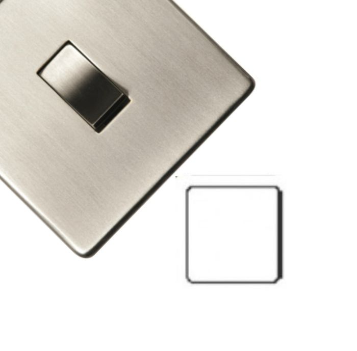 Heritage Elite Concealed Fix Studio Range 1 & 2 Gang Blanking Plates- Y05.231