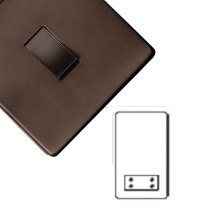 M.Marcus Heritage Brass - Studio - Shaver Socket Output Voltage 110/240V - Polished Bronze