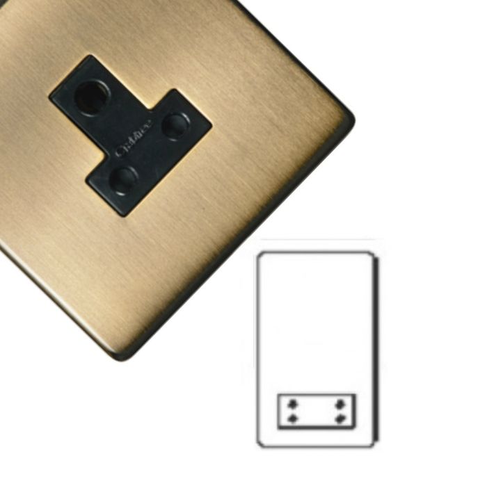 M.Marcus Heritage Brass - Studio - Shaver Socket Output Voltage 110/240V - Antique Brass