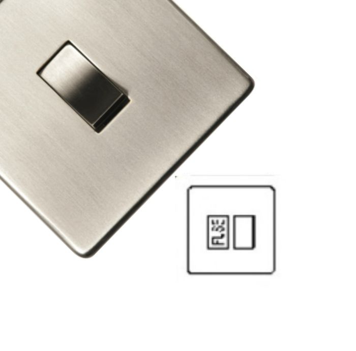 Heritage Elite Concealed Fix Studio Range 13 Amp Switched Fuse Spur - Y05.235.sn