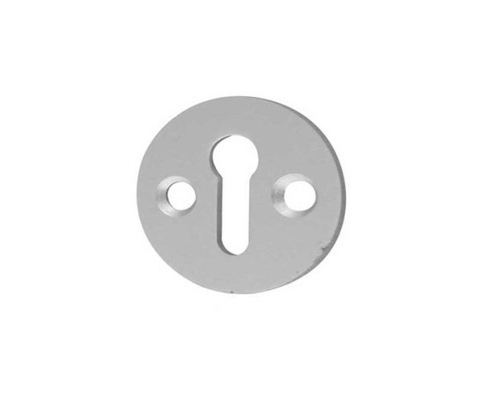 Frelan Escutcheon Standard Keyway Satin Anodised Aluminium