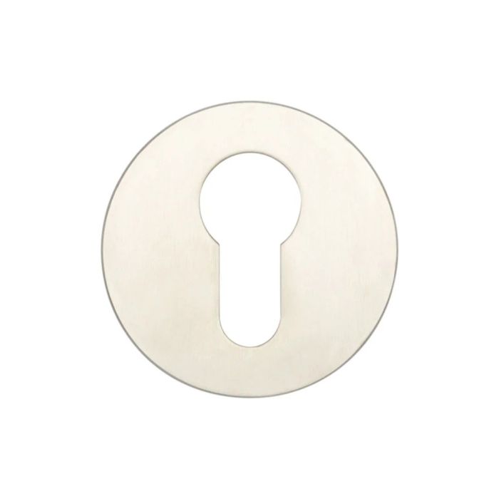 Frelan - Euro Profile Grade 201 Stainless Steel Escutcheon - Satin Stainless Steel