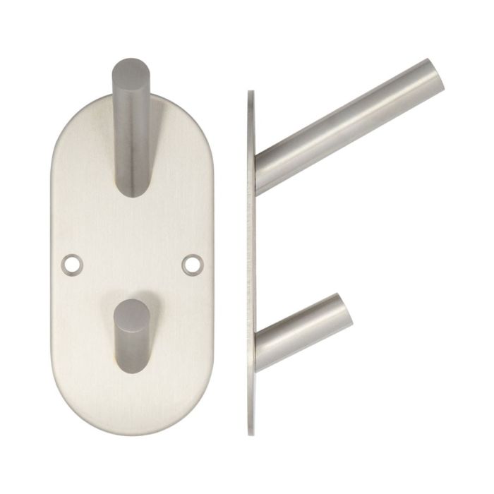 Frelan Hat & Coat Hook on Oval Backplate