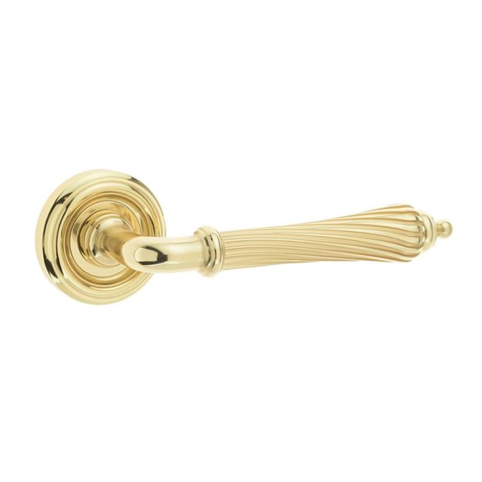 Frelan Jedo Giselle Door Handle on Rose - Pair