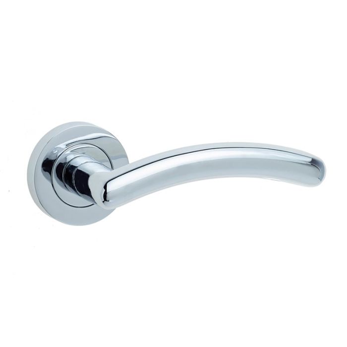 Frelan Jedo Mailand Door Handle on Rose - Pair