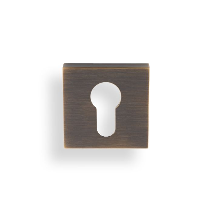 Valli Euro Profile Push-on Square Rosette Escutcheon